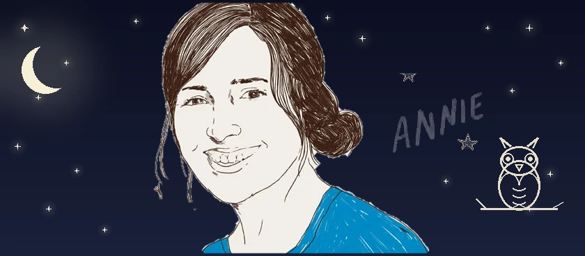 Illustrated portrait of Annie Cocchia